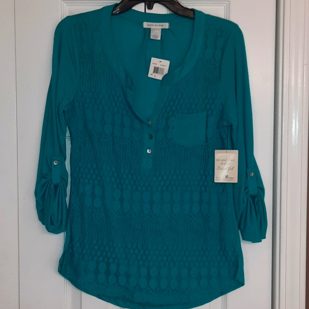 Belle du jour 3/4 sleeve shirt